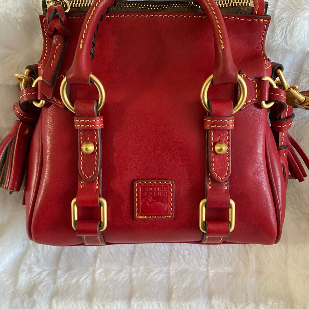 Dooney & Bourke Red Nano Satchel, Excellent Preowned Condition, Rarely Used - Picture 11 of 12